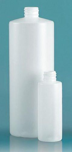 32 oz HDPE Plastic Bottles w/PolyTop Dispensing Caps (Lot of 10)