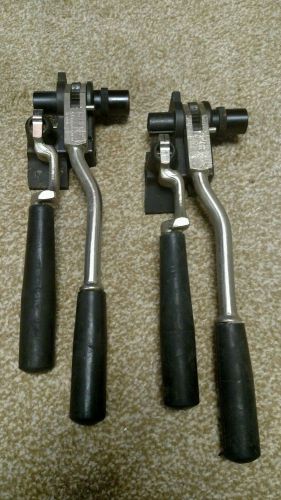 Lot of 2 - AJ  Gerrard &amp; Co Steelbinder - Strapping/Banding Ratchet Tools - Used