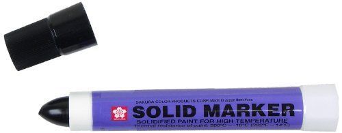 Sakura Solidified Paint Solid Marker, Black (Box of 12)