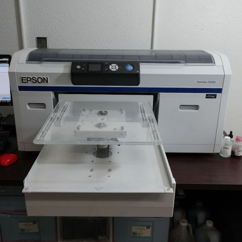 Epson F2000 DTG White And Color Printer under Warranty in Great condition