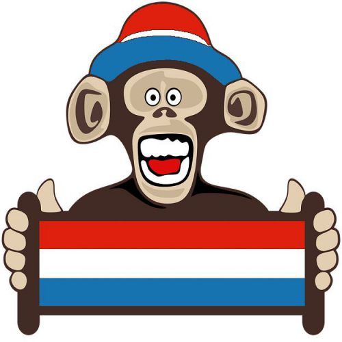30 Custom Dutch Monkey Personalized Address Labels