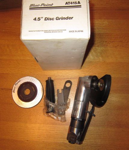 BLUE POINT 4-1/2&#034; RIGHT ANGLE PNEUMATIC GRINDER / SANDER P/N AT415A