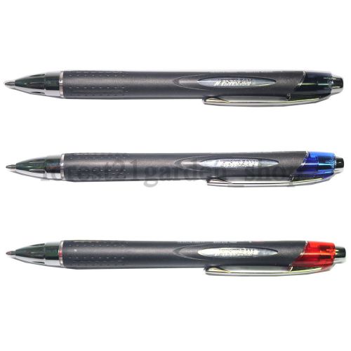 x3 Uni Jetstream SXN-210 Ball Point Pen - 1.0 mm - Mixed Colors   - 3 Pcs