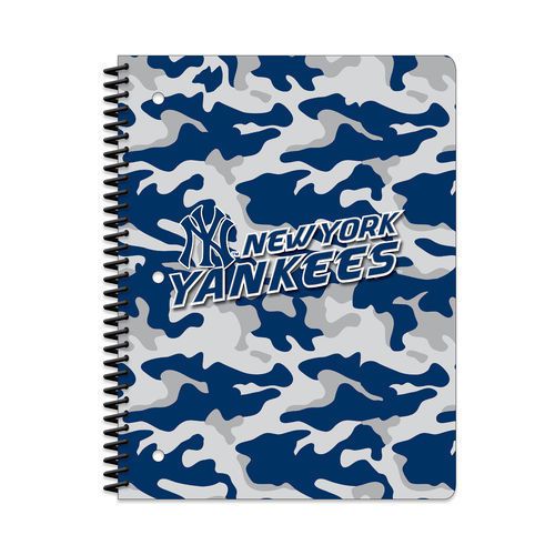 New york yankees camo one-subject spiral notebook for sale