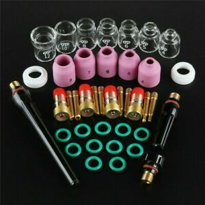 Set TIG Welding Torch Accessories Consumables Heat Resistant Cup Kit Practical