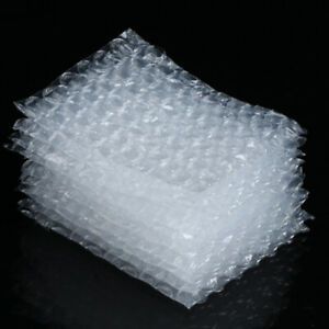 100pcs 8*10cm Clear Bubble Bags Wrap Cushioning Protective Self Seal Pouch   LX