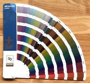 PANTONE Metallics Coated Plus Series Color Guide Fandeck Paint Chips