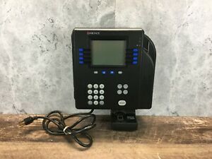 Kronos System 4500 Time Clock Badge System w/Kronos Touch ID &amp; AC Cord*Untested*