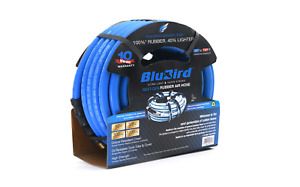BluBird Rubber Air Hose 3/8in x 50ft, Lightest, Strongest, Most Flexible
