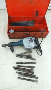 Bosch 11305 Demolition Hammer With Lots of Bits , Very Good Working Condition