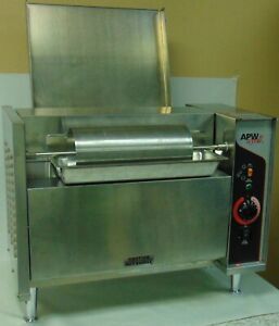 Vertical Toaster  APW M-95-3 1300 Bun Halves/hr w/ Butter Spreader, 240 v/1ph