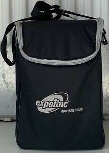 EXPOInc Folding Brochure Stand w/ Soft Carrying Case Used Twice Great Condition