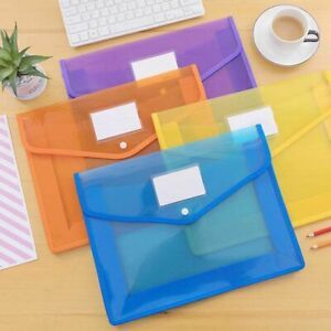 Closure Expanding File Folders Document Bag File Folder Plastic File Wallet