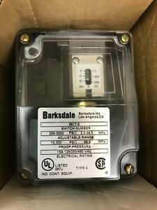 NEW Barksdale 9617-5 Pressure Switch 295-5000psi