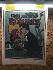 Vintage True Tales Of Romance Comic Book Iron-On Transfer T-5