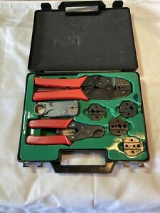 HT-330K Coax Tool Kit For Electricians, Crimping Tool, Cutter, Stripper, Etc.