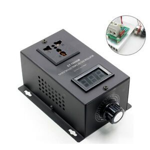 AC 0-220V Electronic Voltage Regulator Speed Fan Motor Power controller Dimmer.