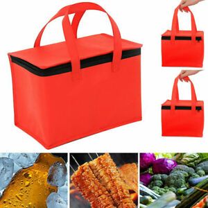 Thermal Handbag Food Insulated Bag Tote Pizza Delivery Bags Storage Holder
