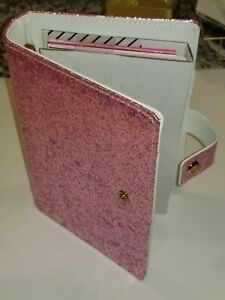 **NEW NON DATED Hedi Swapp Pink Glitter Personal Planner