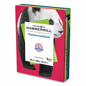 Hammermill Paper,Crd,8.5x11,B/G/R/Y 168390R