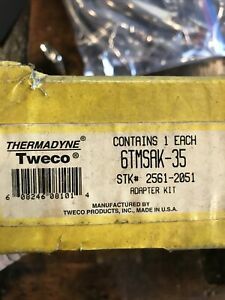 Thermadine Tweco Mig-Gun 500-600 Amp Adapter Kit 6TMSAK-35 w/Feed Plug &amp; Liners