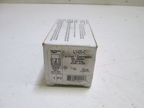 PASS &amp; SEYMOUR CONNECTOR L1420-C *NEW IN BOX*