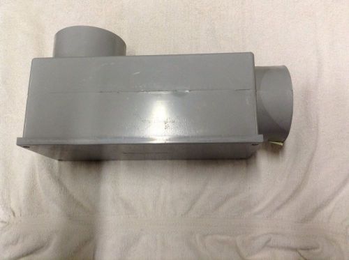 Cantex 5133672 conduit body 4&#034; pvc access fitting type lb new for sale
