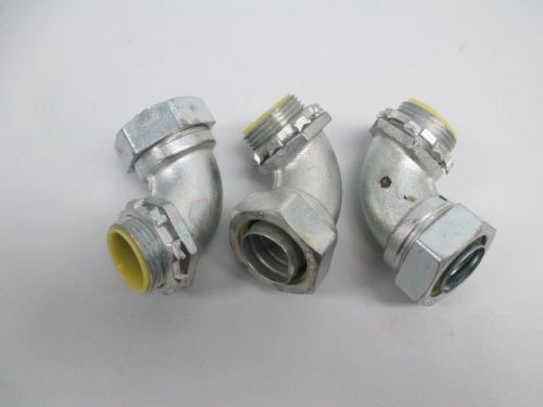 Lot 3 new raco 1in npt elbow liquid tight conduit fitting d235804 for sale