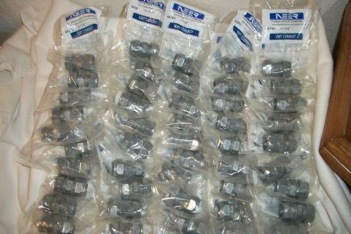 Lot of 50~1/2&#034; EMT Compression Coupling~Concrete Tight~Sigma/Neer~49260