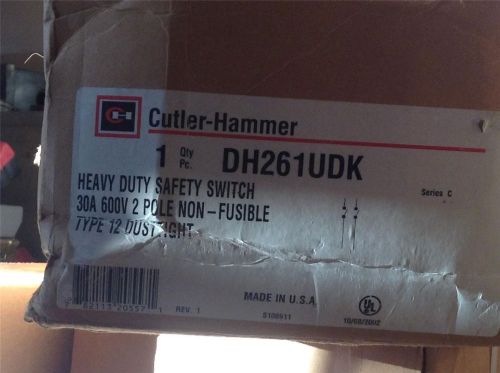 Cutler Hammer DH261UDK Saferty Switch New In Box