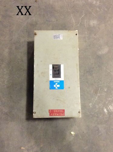 Gould ite 125 amp enclosed circuit breaker disconnect switch fj63b125 for sale