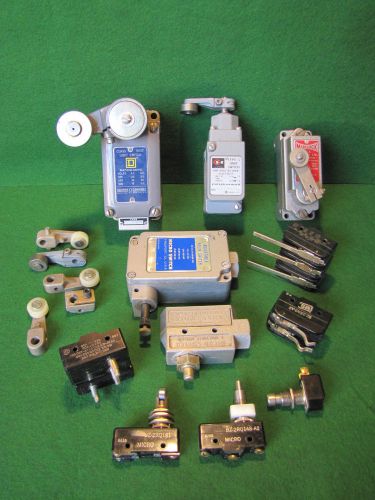 Limit Switch Switches. Square D Cutler hammer, Micro, Etc.
