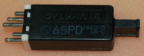 Lot of 25 GTE-Sylvania 6SPD / 6SPD-BT 250V 5-pin Protector Solid State w/PTC NOS