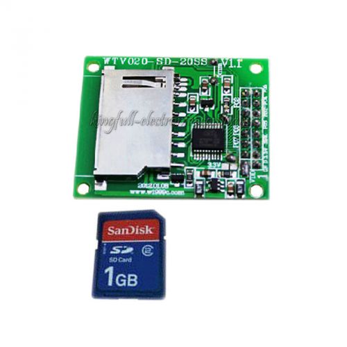 New WTV020-SD-20SS SD Card U Disk Audio Player Voice Module MP3 Voice Module US4