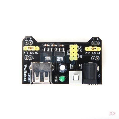 3x 3.3v / 5v power supply module adapter for mb102 breadboard for sale