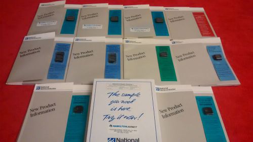 National semiconductor 1980&#039;s engineer samples lot of 11 integrated circuit ic for sale