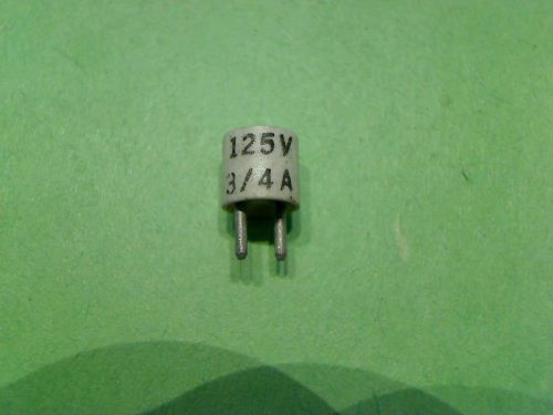 BUSS ceramic micro fuse 125v 3/4A mini 0.75A