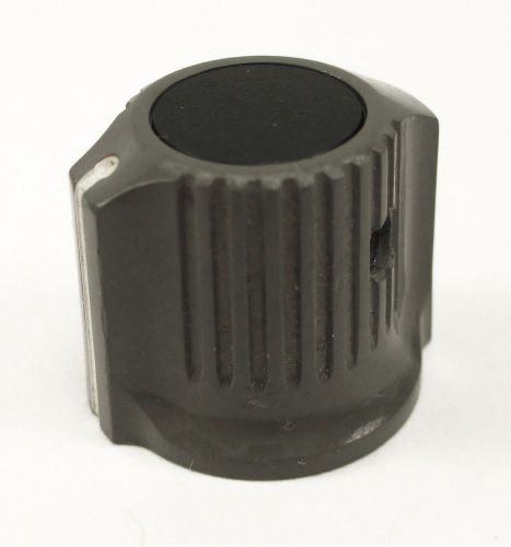 Tektronix grey 3/4&#034; wing nut knob for 1/8&#034; shaft ~ white line pointer for sale