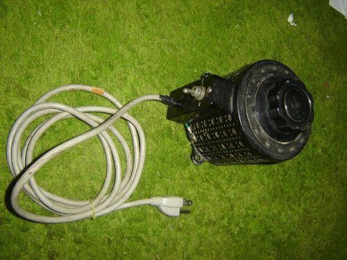 VARIAC (POWERSTAT)  type 200C, 0-277.3V, 2A / 50/60Hz WORKING CONDITION NEW CORD