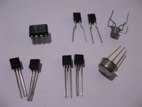 Small lot of assorted RF Semiconductor Amplifier Transistor Varactor - NOS