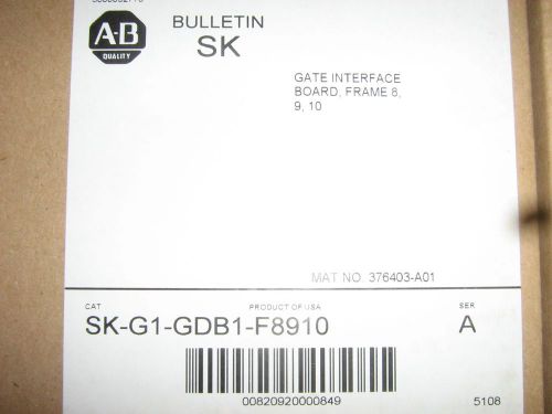 Allen Bradley Gate Interface Board SK-G1-GDB1-F8910 Frame 8, 9, 10 AC Drive
