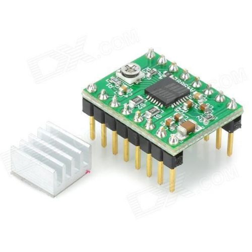 3d printer stepper motor driver a4988 with heat sinks rep rap mendal for sale