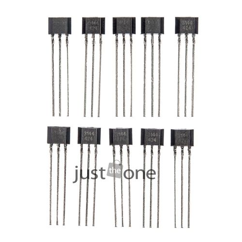 10 x New A3144 Y3144 OH3144 Hall Effect Sensor Brushless Electric Motor TO-92UA