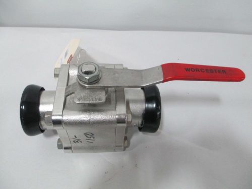 NEW WORCESTER CONTROLS 2WK4466KTC TRI-CLAMP STAINLESS 2 IN BALL VALVE D268951