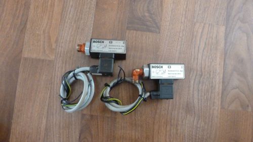LOT OF 2 BOSCH  REXROTH,  SOLENOID VALVES 0 821 100 012 *EXCELLENT CONDITION*