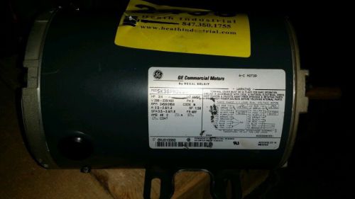 GE COMMERCIAL MOTOR 3/4 HP 3450/2850 RPM