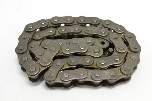DRIVES INCORPORATED 80 RIVETED SINGLE STRAND 1 IN 3-3/4FT ROLLER CHAIN B257305