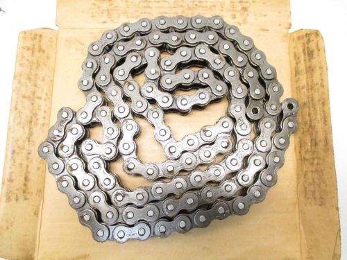 New link-belt 60 riveted 3/4 in 7ft single strand roller chain d425013 for sale