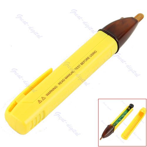 New ac 90-1000v non-contact electric voltage alert detector tester pen with led for sale