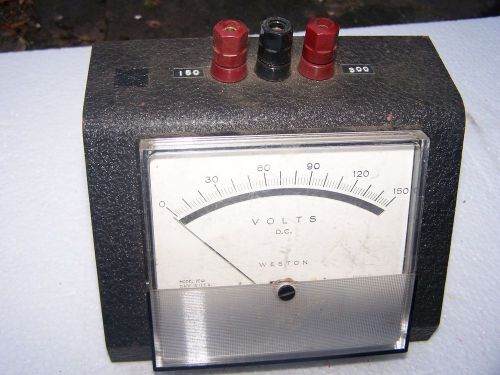 Weston DC voltmeter  0 - 150 volts  part no. 2061